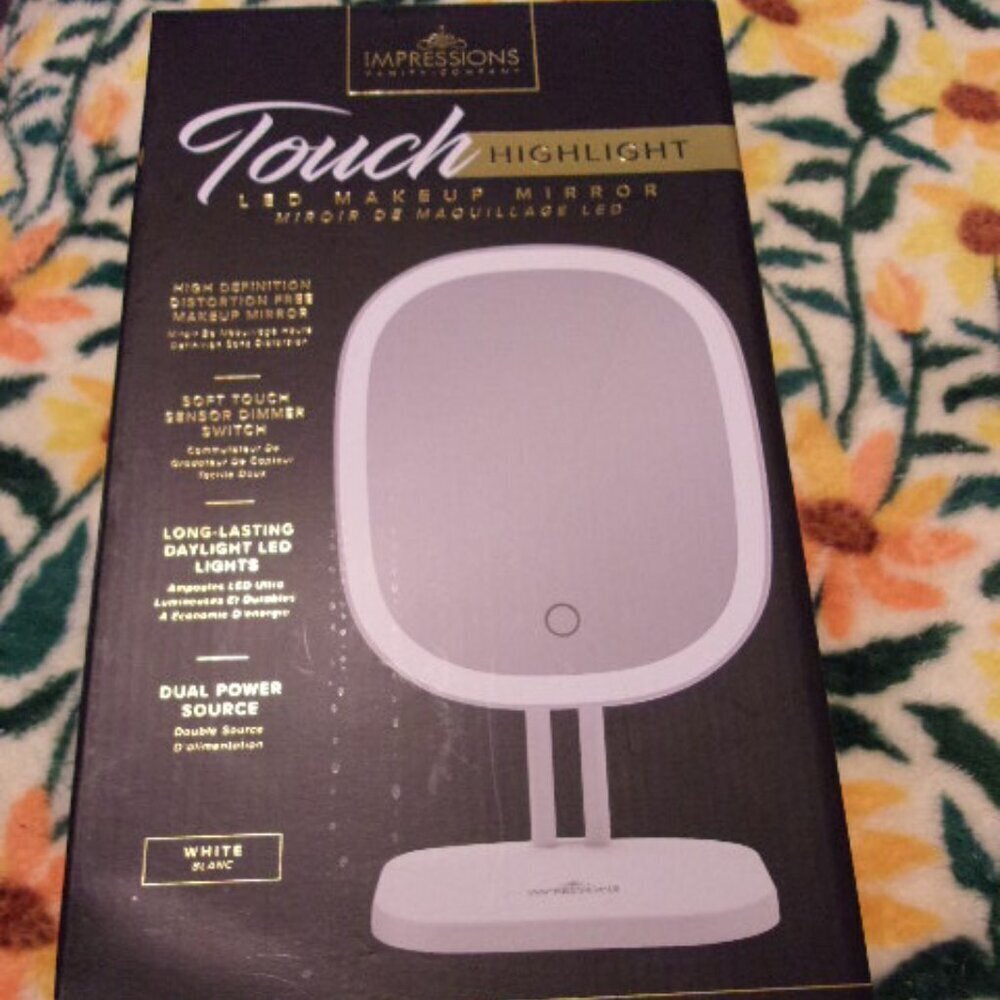 Impressions Vanity Company Touch Highlight LED Makeup Mirror